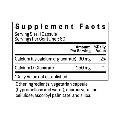 Calcium D-Glucarate | Fresh Daily Favorite
