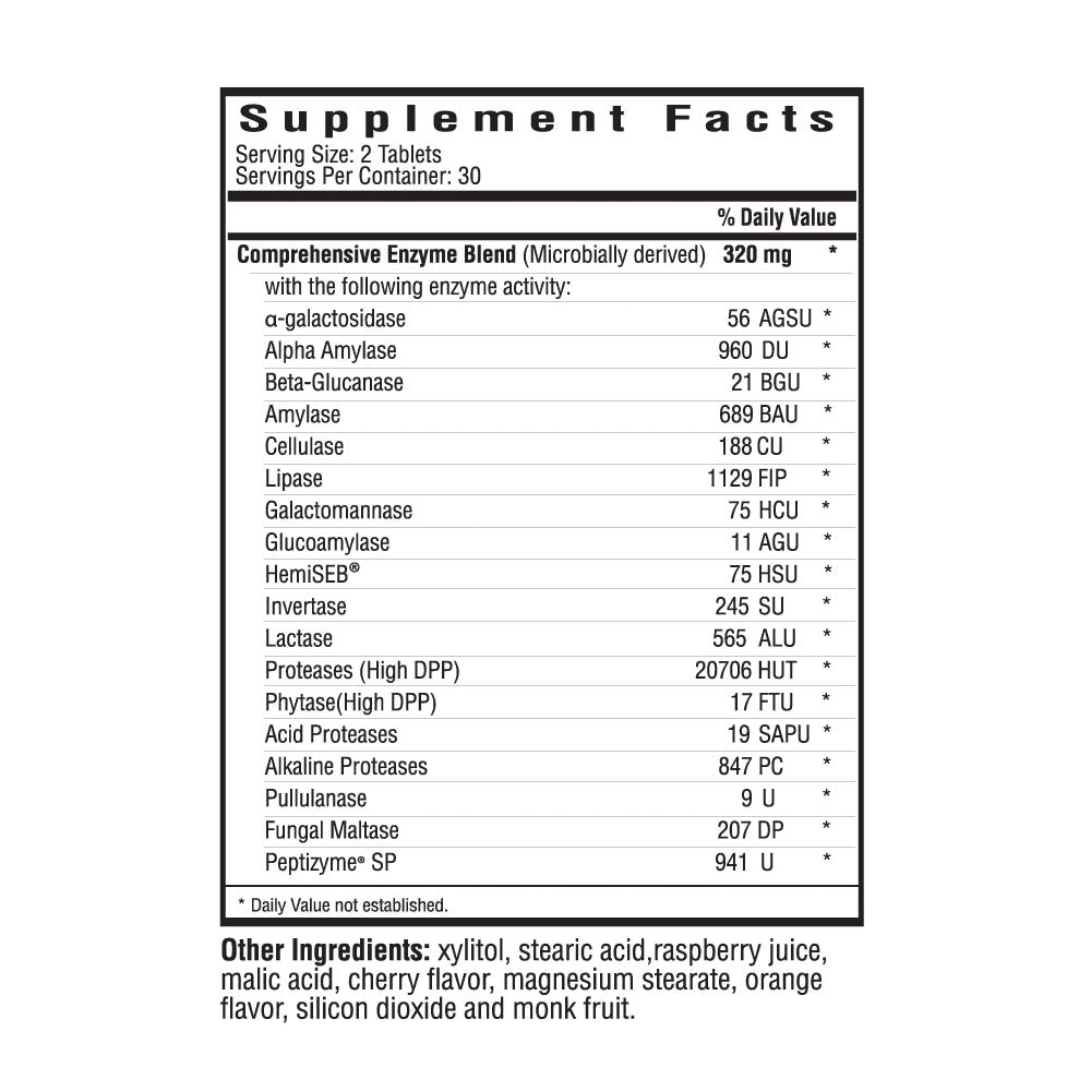 Digestive Enzymes Chewable | Fresh Daily Favorite