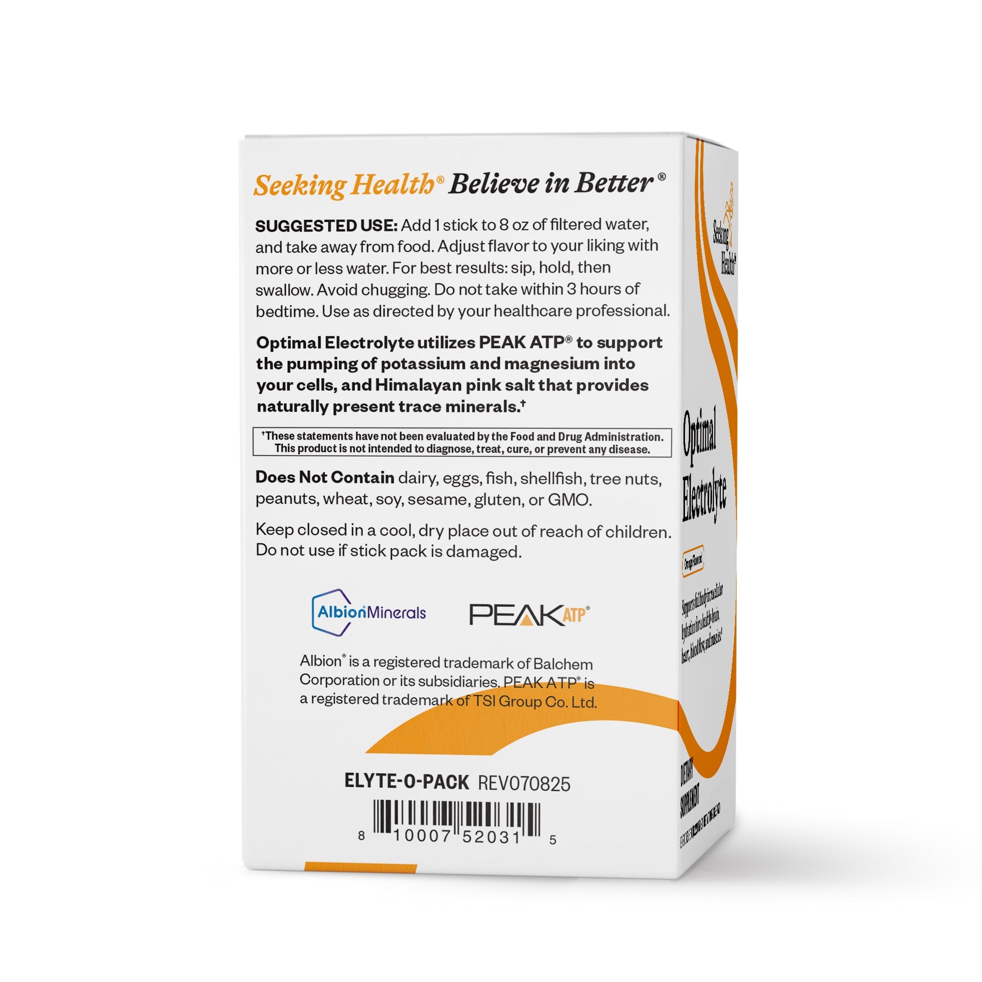Optimal Electrolyte Sticks | Clean Nutrition Support