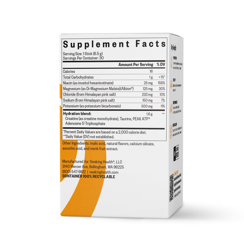 Optimal Electrolyte Sticks | Clean Nutrition Support
