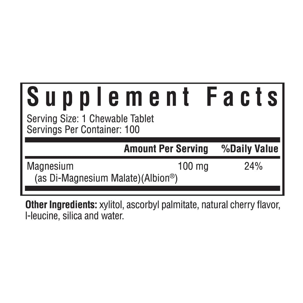 Magnesium Malate Chewable | Clean Nutrition Support