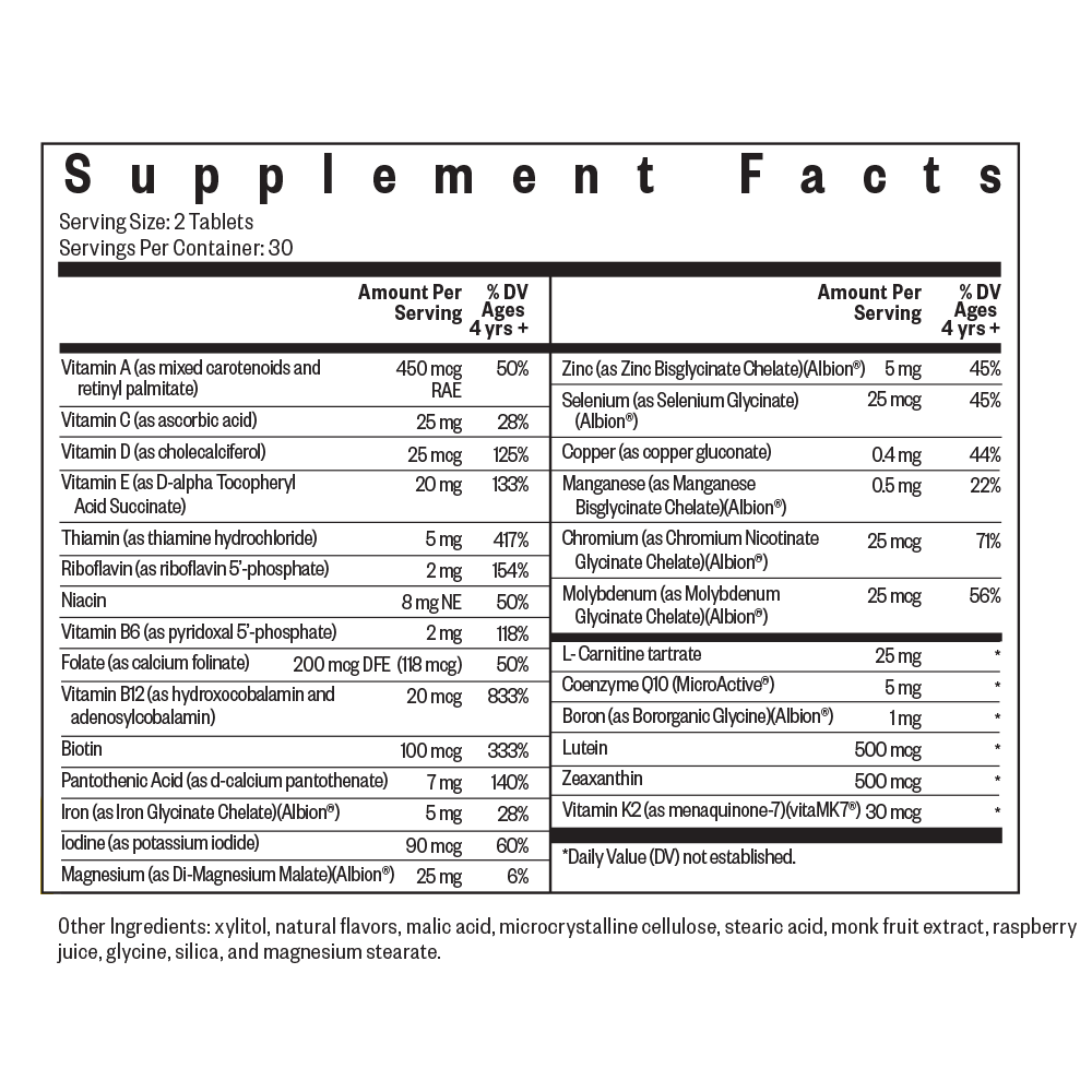 Kids Multivitamin Chewable MF | Clean Nutrition Support