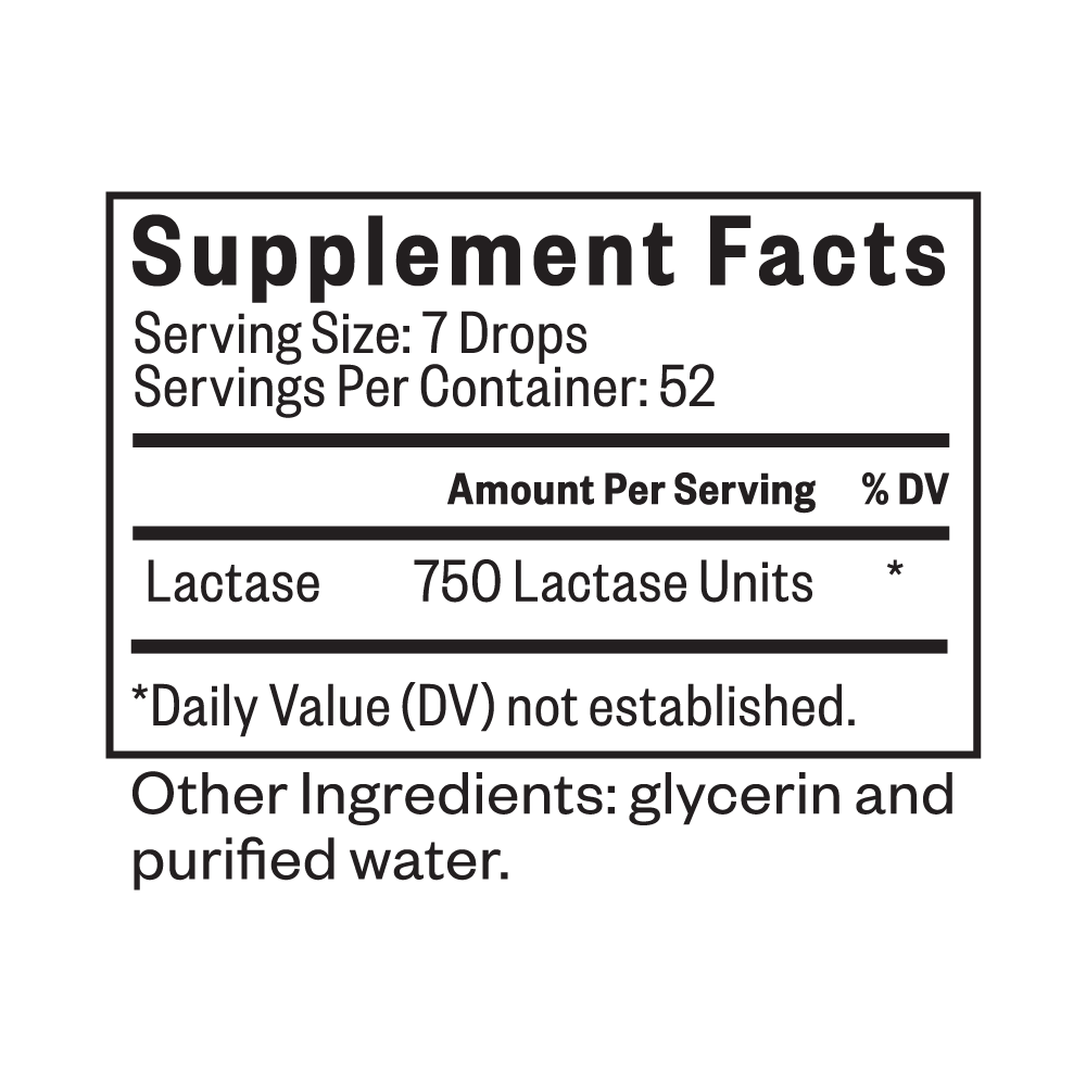 Lactase Drops | Fresh Daily Favorite