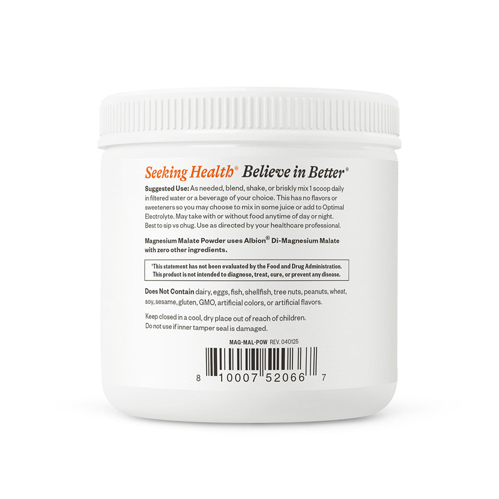 Magnesium Malate Powder | Clean Nutrition Support