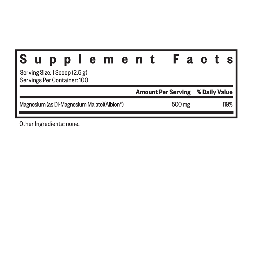 Magnesium Malate Powder | Clean Nutrition Support