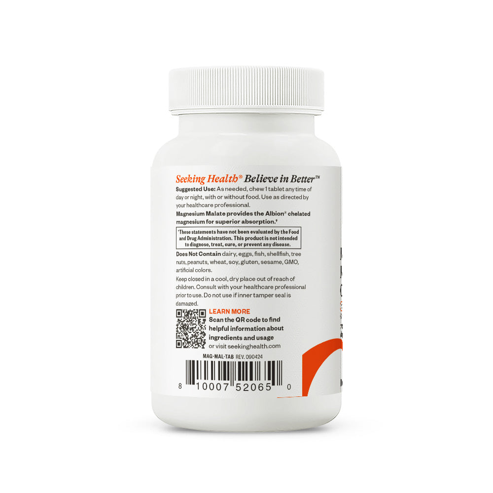 Magnesium Malate Chewable | Clean Nutrition Support