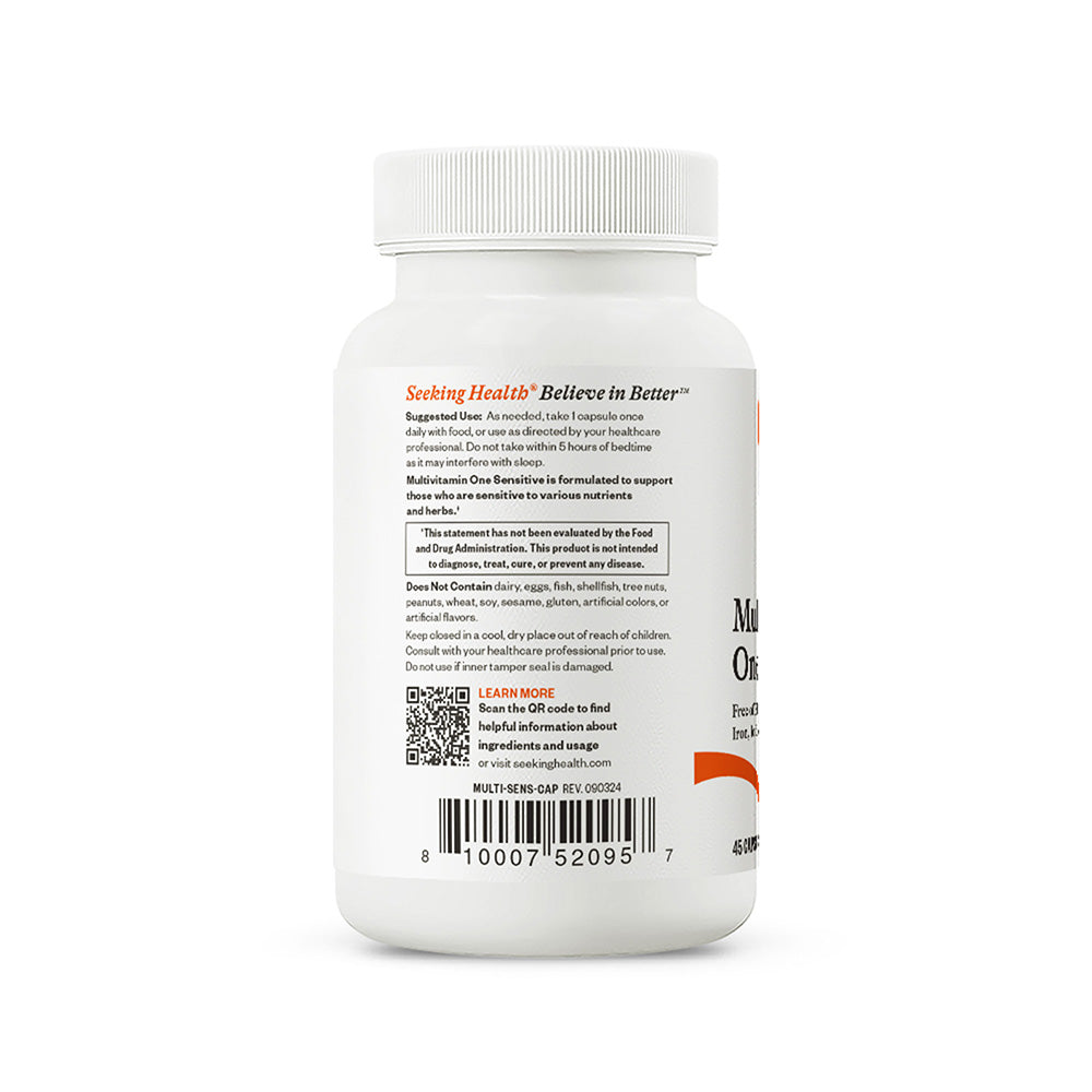 Multivitamin One Sensitive | Clean Nutrition Support