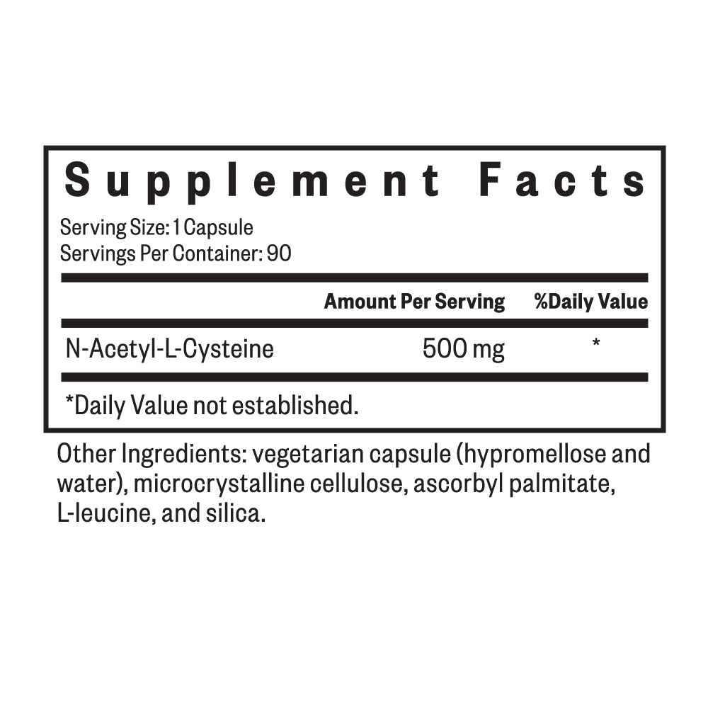 NAC Supplement (N-Acetyl-L-Cysteine) | Clean Nutrition Support