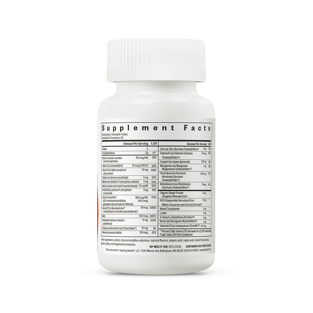 Multivitamin One Chewable | Clean Nutrition Support