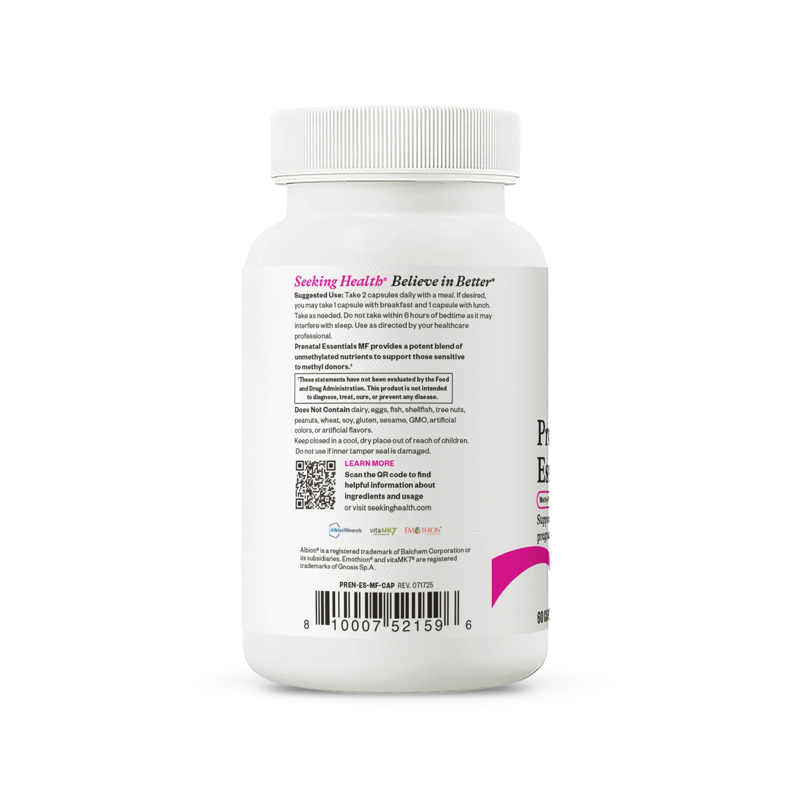 Prenatal Essentials MF | Fresh Daily Favorite