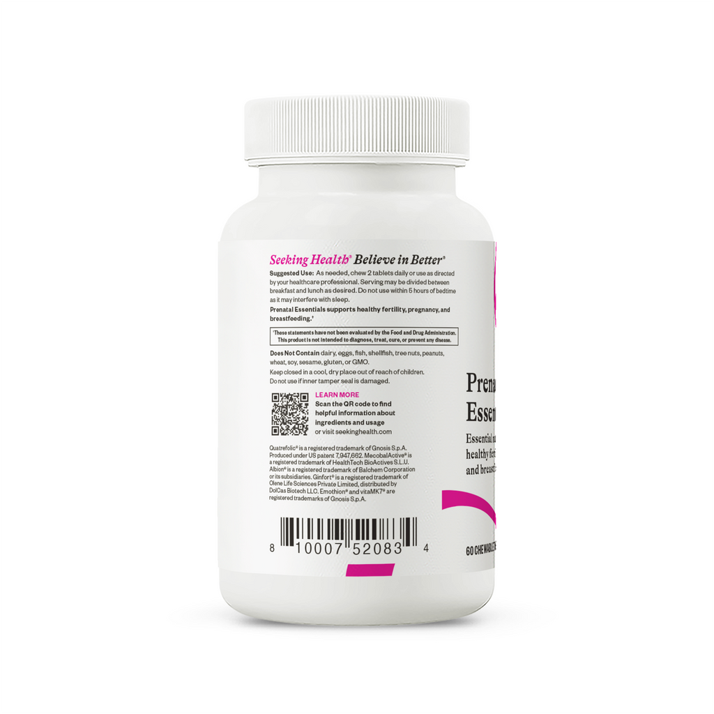 Prenatal Essentials Chewable | Fresh Daily Favorite