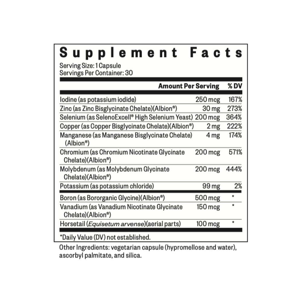 Trace Minerals Complex | Fresh Daily Favorite