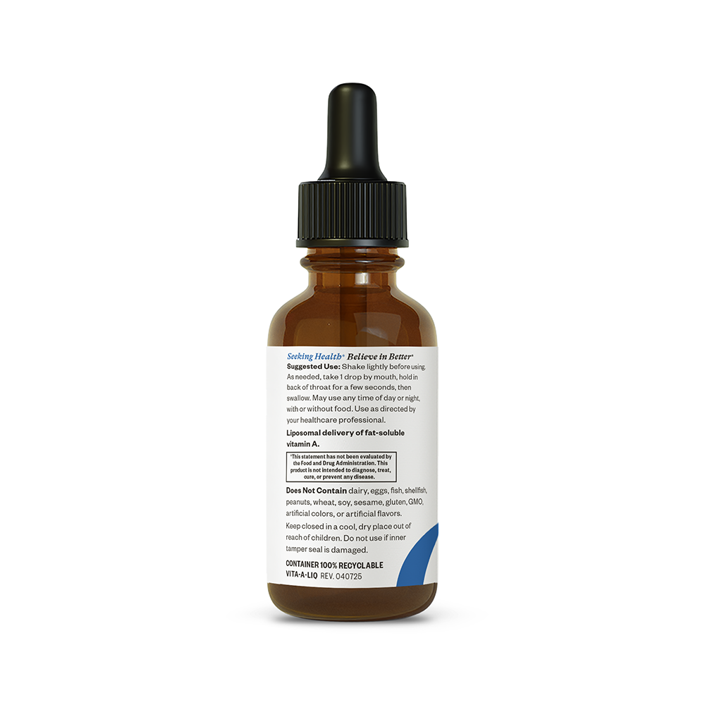 Vitamin A Drops | Clean Nutrition Support