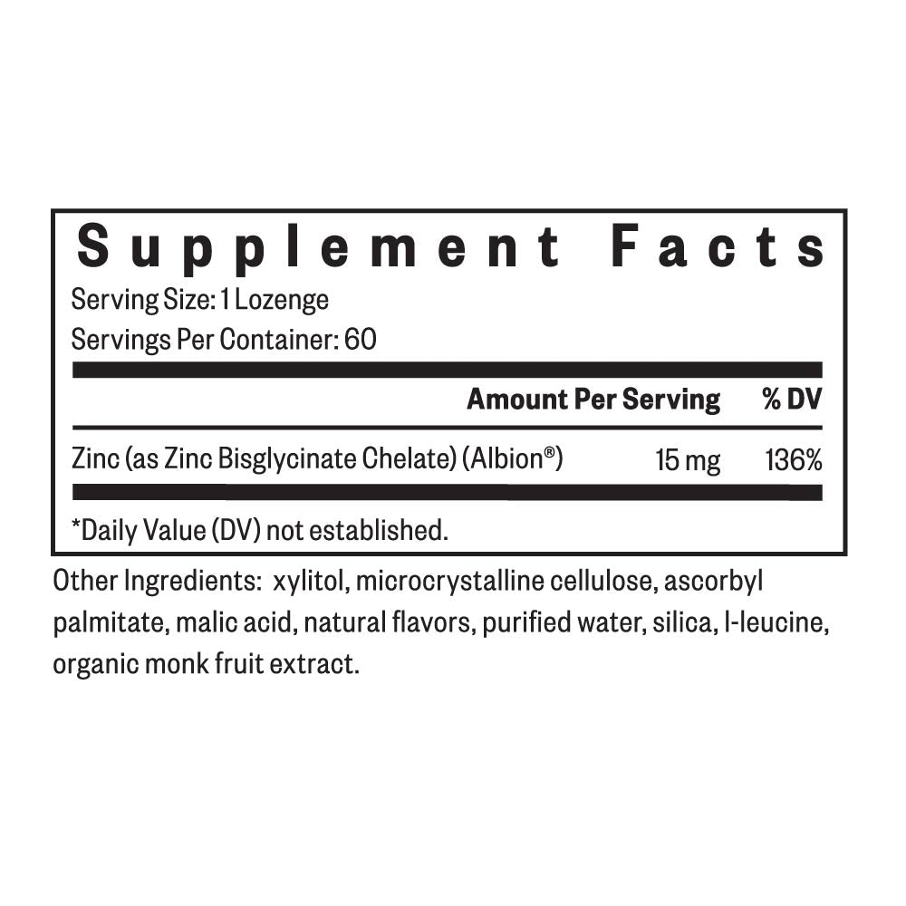 Zinc Lozenge | Fresh Daily Favorite